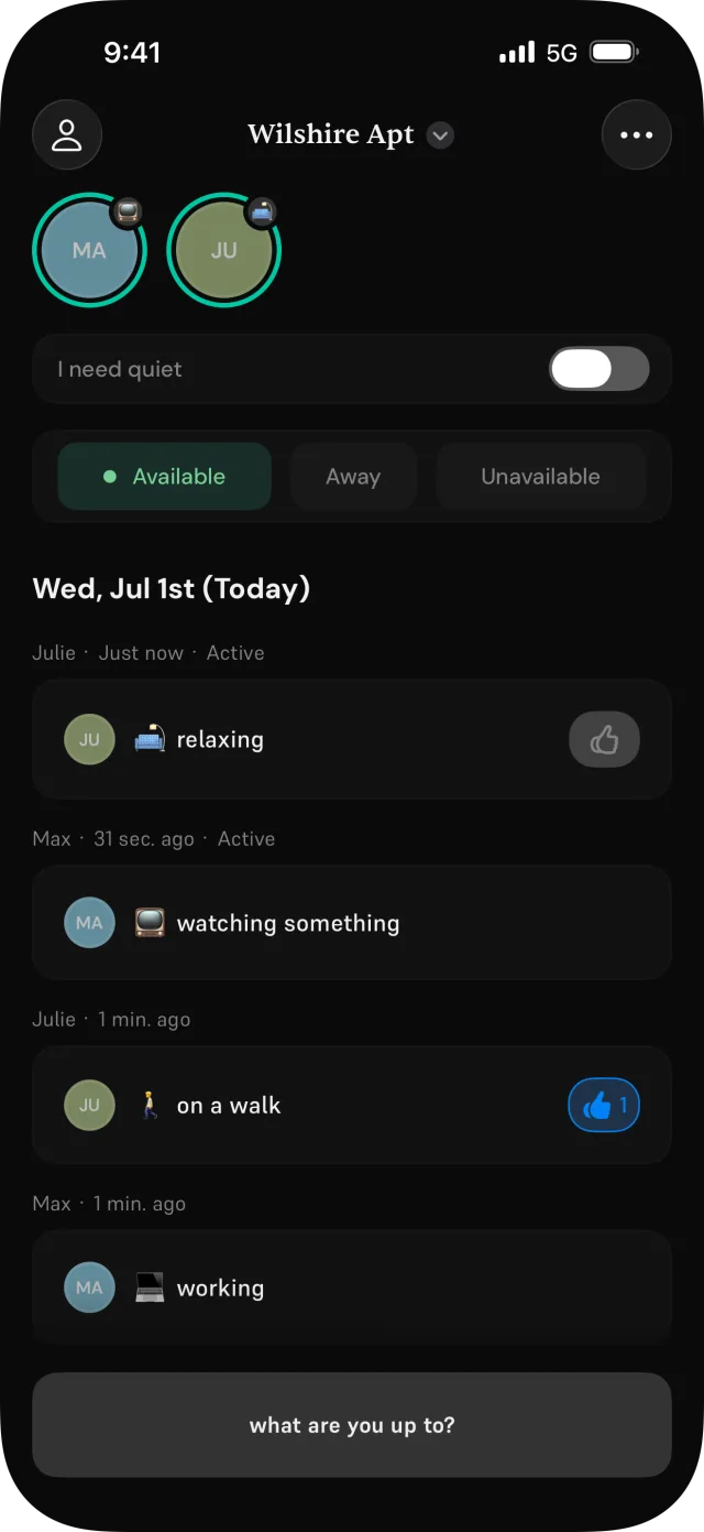 Hellopost space feed screenshot