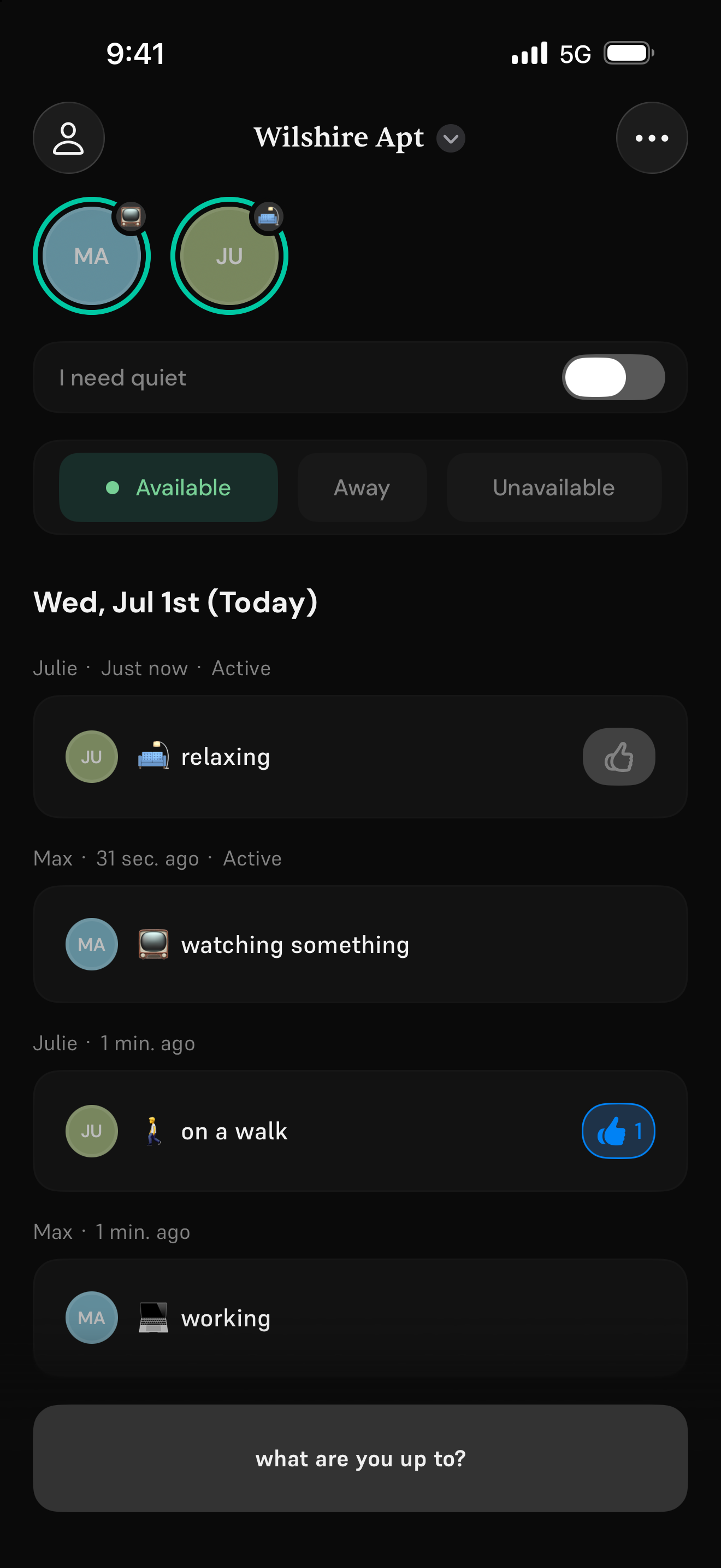 Hellopost space feed screenshot